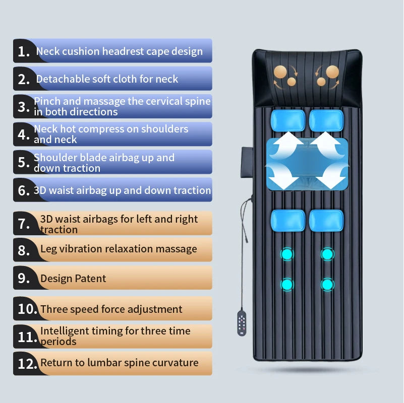 Shaktimat Full-Body Vibration & Heated Massage Mat